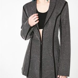 I AM GIA Mariah Rhinestone blazer